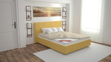 Двуспальная кровать с механизмом Альба 140х200 (с коробом) в Каменске-Уральском