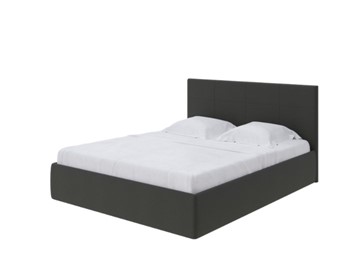 Двуспальная кровать с механизмом Alba 160х200, Велюр (Forest 520 Темно-серый) в Кушве