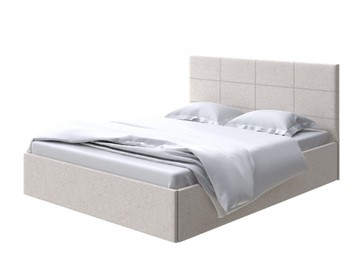 Двуспальная кровать с механизмом Alba 180х200, Жаккард (Tesla Бежевый) в Ревде