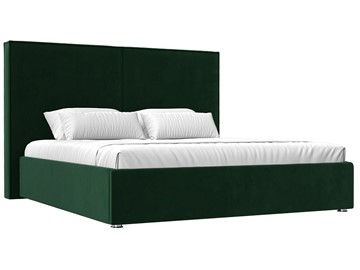 Кровать с подъемным механизмом Аура 160, Зеленый (Велюр) в Первоуральске
