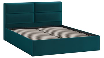 Двуспальная кровать с механизмом Глосс Тип 1 (Велюр Confetti Izumrud) в Первоуральске - предосмотр 2