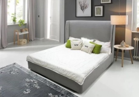 Кровать с мягким изголовьем Комо 2100х2150 мм в Богдановиче - изображение