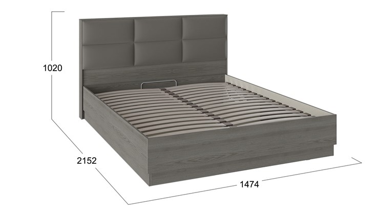 Кровать с механизмом 2-спальная Либерти, Хадсон/Ткань Грей СМ-297.01.004 в Первоуральске - изображение 2