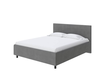 Двуспальная кровать Como (Veda) 3 160х200, Велюр (Forest 17 Серый) в Первоуральске