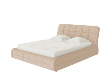 Двуспальная кровать Corso-6 160х200, Рогожка (Тетра Имбирь) в Асбесте