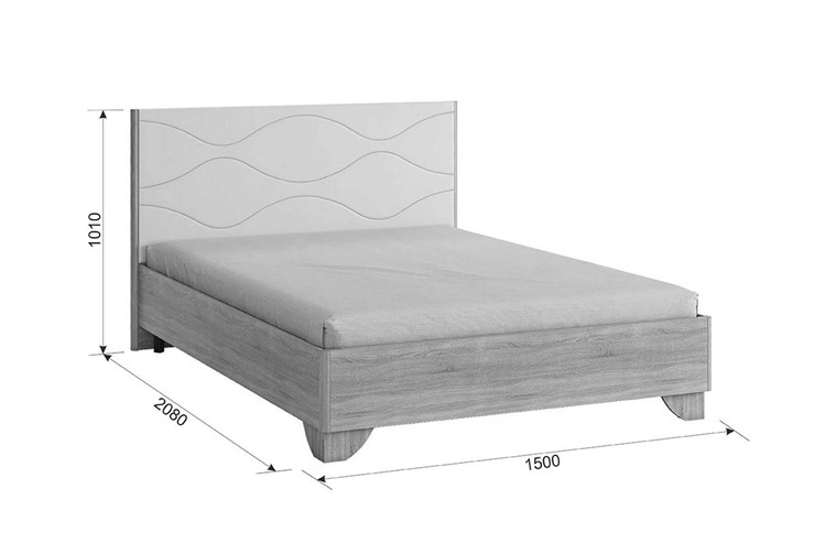 Двуспальная кровать Зара, 1.4 Комфорт в Ревде - изображение 3