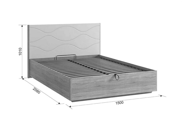 Двуспальная кровать закругленные углы
