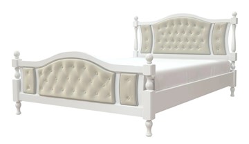 Кровать 2-спальная Жасмин (Белый античный) 160х200 в Артемовском