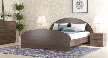 Кровать 2-спальная СВ-Стиль Валенсия, 160х200 с основанием, венге в Ревде