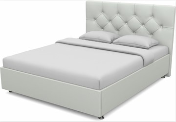 Кровать полуторная Моника 1400 с основанием (Nitro White) в Красноуфимске