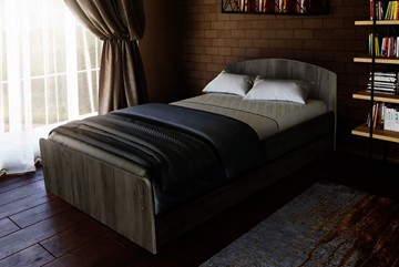 Кровать спальная 1200х2000 с низкой ножной спинкой в Екатеринбурге