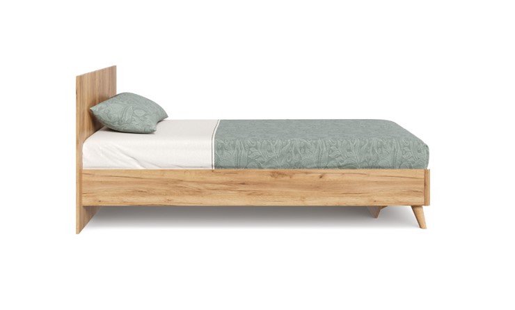 1-спальная кровать Марта-2 900 ЛД 406.160 с основанием, Дуб золотой в Богдановиче - изображение 5