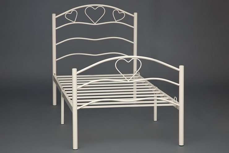 Кровать односпальная ROXIE 90*200 см (Single bed), белый (White) в Полевском - изображение 1