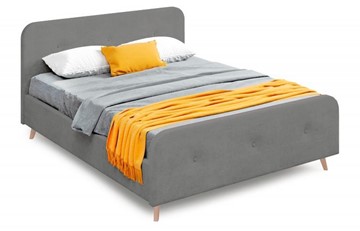 Односпальная кровать Мебельград Сиерра 1200 (без основания) Торонто серый в Полевском