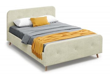 Спальная кровать Мебельград Сиерра 900 (без основания) Торонто светло-бежевый в Полевском