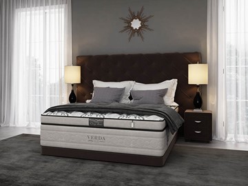 Кровать двуспальная Style/Basement 160х200, Флок (Велсофт Спелая слива) в Первоуральске