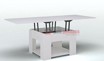 Складной стол-трансформер Модерн, белый глянец в Асбесте