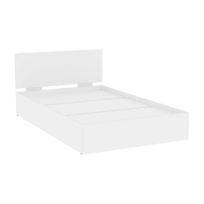 Кровать Алиса (L10) Белый, с основанием в Ревде