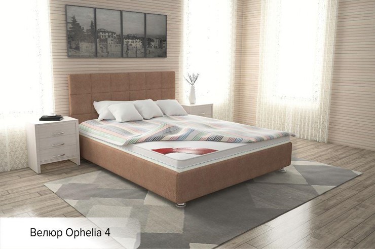Спальная кровать Капри 140х200 (с основанием) в Екатеринбурге - изображение 13