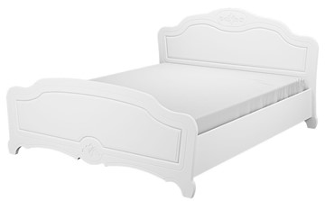 Спальная кровать Лотос (Белый) 140х200 в Ревде