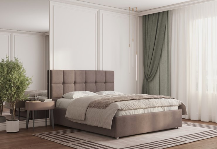 Кровать в спальню Модерна 140х200 без основания в Екатеринбурге - изображение 2
