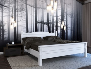 Кровать в спальню Мюнхен-4 (Белый античный) 160х200 в Артемовском - предосмотр 2