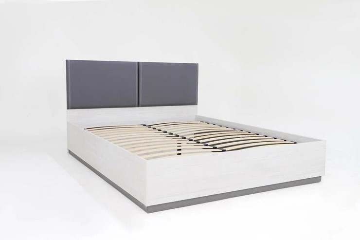 Кровать с подъемным механизмом Винтер-16, винтерберг/темно-серый/спейс графит в Каменске-Уральском - изображение 1