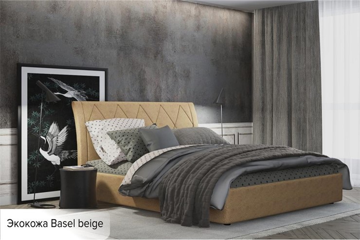 Спальная кровать Верона 140х200 (с основанием) в Первоуральске - изображение 7