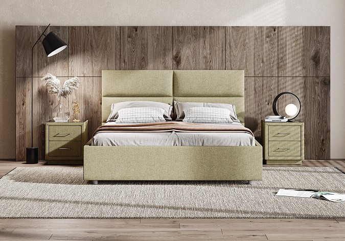 Спальная кровать Omega 180х190 с основанием в Богдановиче - изображение 1