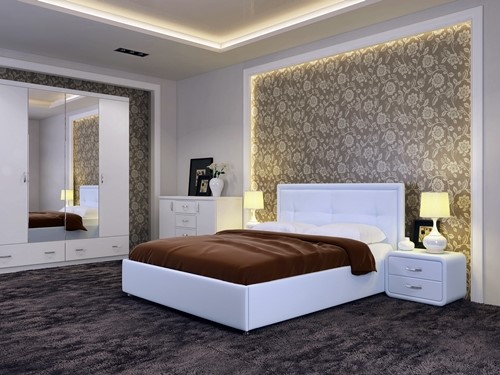 Кровать с механизмом полуторная Adele размер 140*200 в Екатеринбурге - изображение