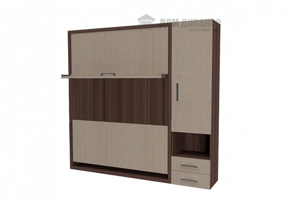 Кровать-трансформер Smart (К 1400+ШП), шкаф правый в Кушве - изображение