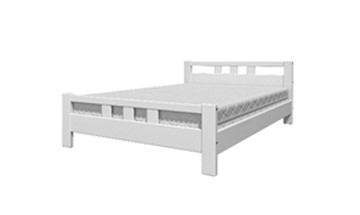 Кровать односпальная Вероника-2 (Белый Античный) 90х200 в Кушве