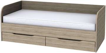Кровать-софа КС09 с основанием, цвет Дуб Сонома в Ревде