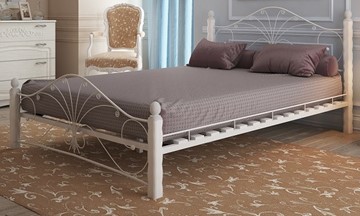 Кровать 2-спальная Фортуна 1, 1600, белый/белый в Ревде