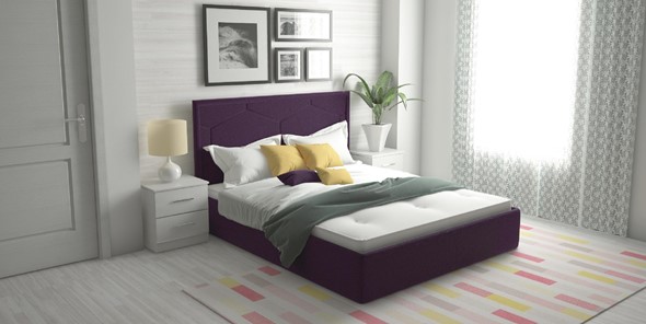 Кровать 2-спальная Палермо 160х200 (с основанием) в Екатеринбурге - изображение