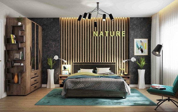 Модульная спальня NATURE №1 в Екатеринбурге - изображение