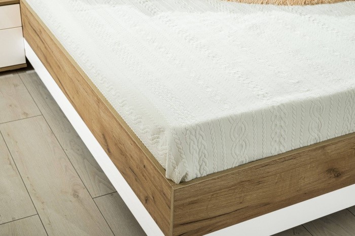 Модульная спальня Фиджи базовый набор, Дуб золотой/Белый в Каменске-Уральском - изображение 7