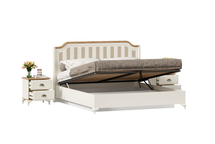 Модульная спальня Вилладжио, набор 4 (кровать 1800 с механизмом) в Екатеринбурге - изображение 1