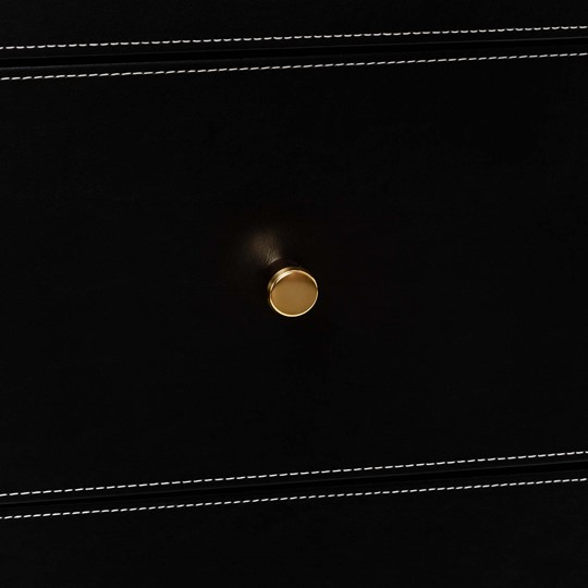 Комод в спальню с 4 ящиками Leset Хайди (Черный) в Кушве - изображение 6