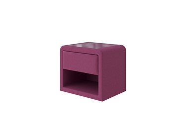 Прикроватная тумба Cube 52х41, Рогожка (Savana Berry (фиолетовый)) в Краснотурьинске