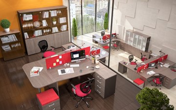 Офисный набор мебели Xten для начальника отдела в Асбесте - предосмотр 3