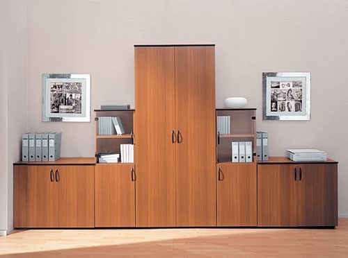 Набор мебели в офис ДИН-Р (французский орех) в Екатеринбурге - изображение 4