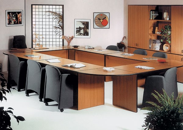 Набор мебели в офис ДИН-Р (французский орех) в Первоуральске - изображение 6