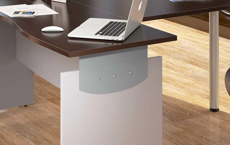 Офисный набор мебели OFFIX-NEW для двух сотрудников и руководителя в Первоуральске - изображение 2