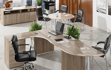 Мебель для персонала Wave 2, рабочий стол и конференц-стол в Полевском