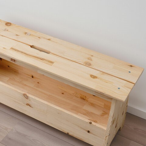 Скамья деревянная сосна, BRABIX "Scandi Wood SC-003", 1000х250х450 мм, 641889, 006.02.35 в Ревде - изображение 7