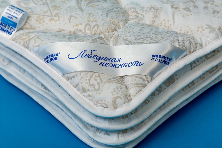 Одеяло всесезонное двуспальное Лебединая нежность в Первоуральске - изображение 1