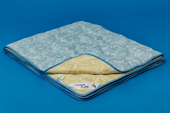 Одеяло всесезонное полутороспальное Хлопок &  Лен в Ирбите - изображение