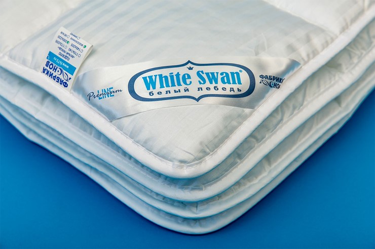 Одеяло всесезонное двуспальное Белый лебедь в Кушве - изображение 1