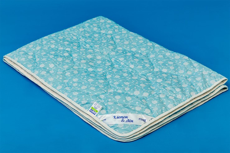 Одеяло легкое двуспальное Хлопок &  Лен в Кушве - изображение 2